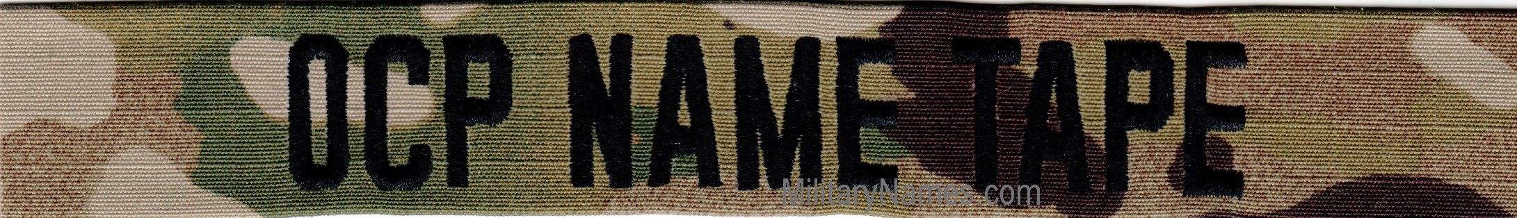 OCP Name Tapes Black thread